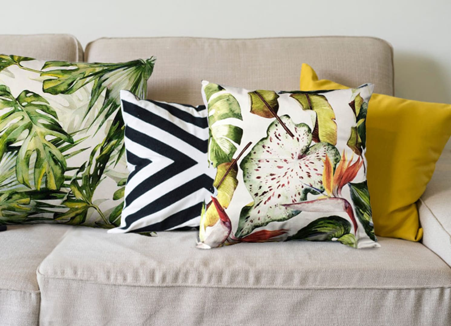 Custom scatter cushions, Knysna